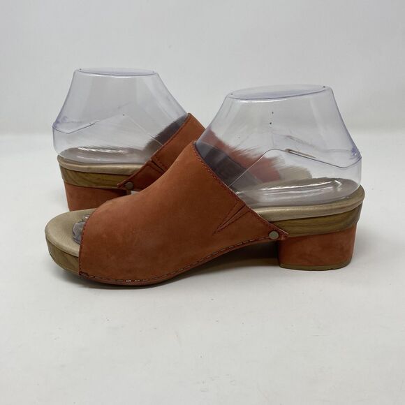 Dansko Shoes Womens Size 38 Brown Leather Mule Clog Sandals Slip On - Picture 10 of 14